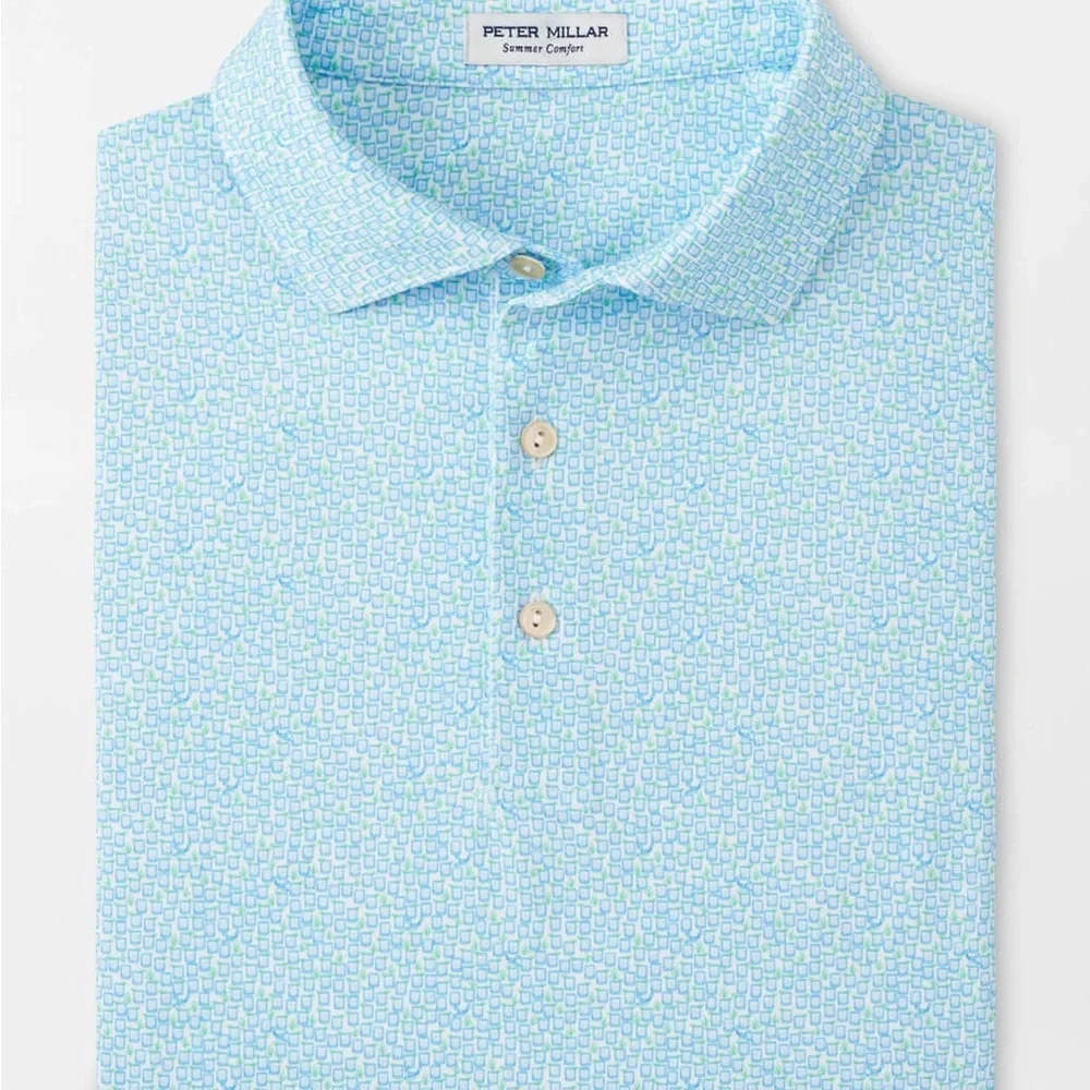 Peter Millar Mezcal Crown Sport Crown Sport Performance Polo NWT - Picture 4 of 11